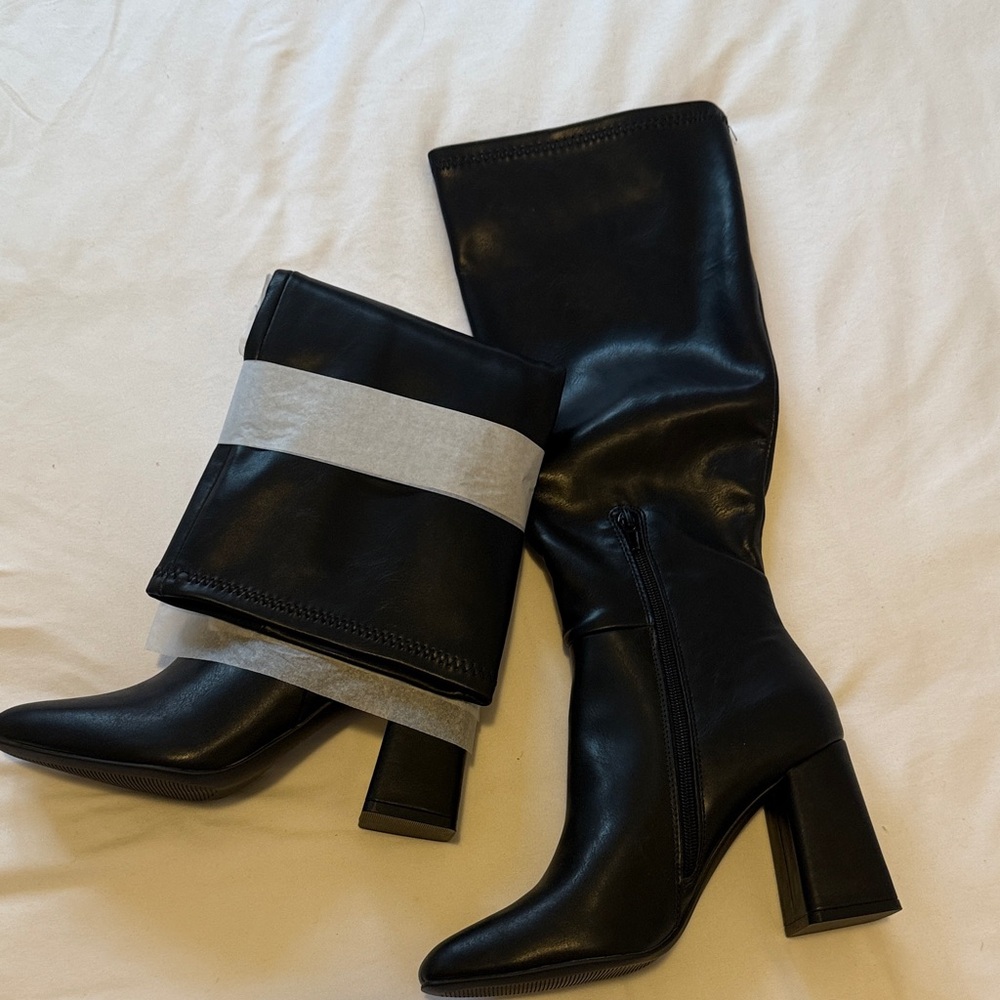 Madden Girl Knee High Black Boot